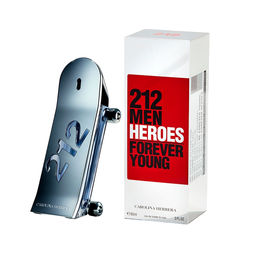 212 Heroes Forever Young Eau de Toilette 90 ml de Carolina Herrera, imagen 2