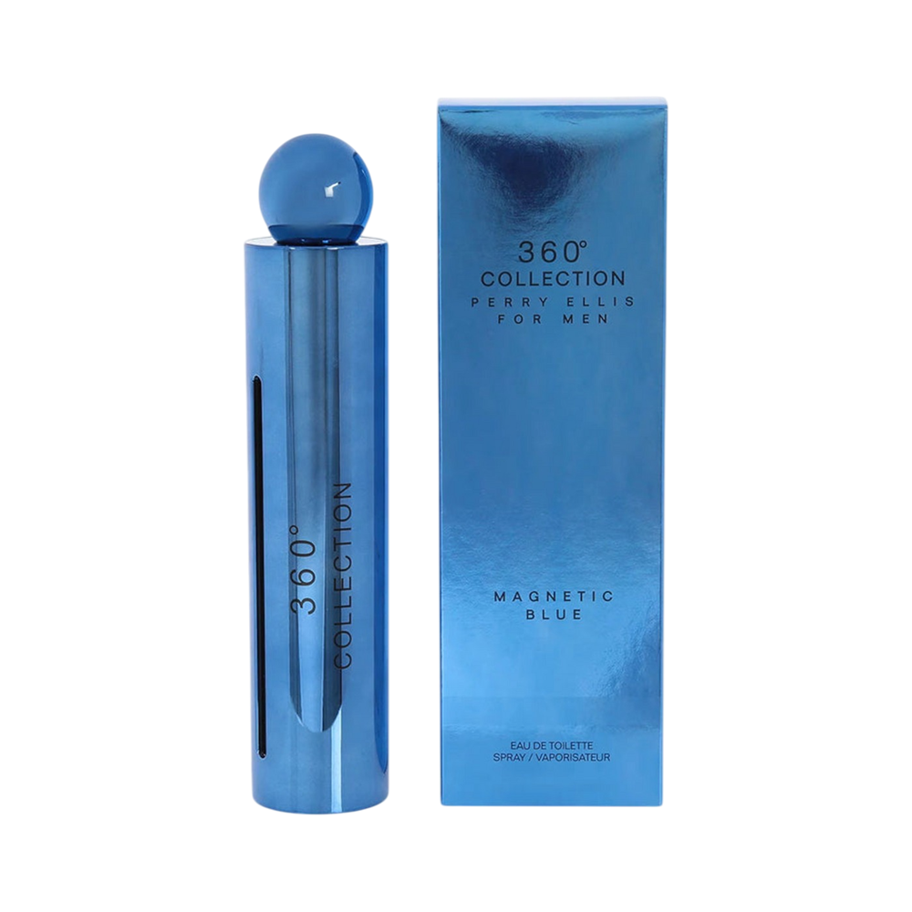 360° Collection Magnetic Blue Eau de Toilette 100 ml de Perry Ellis, imagen 2