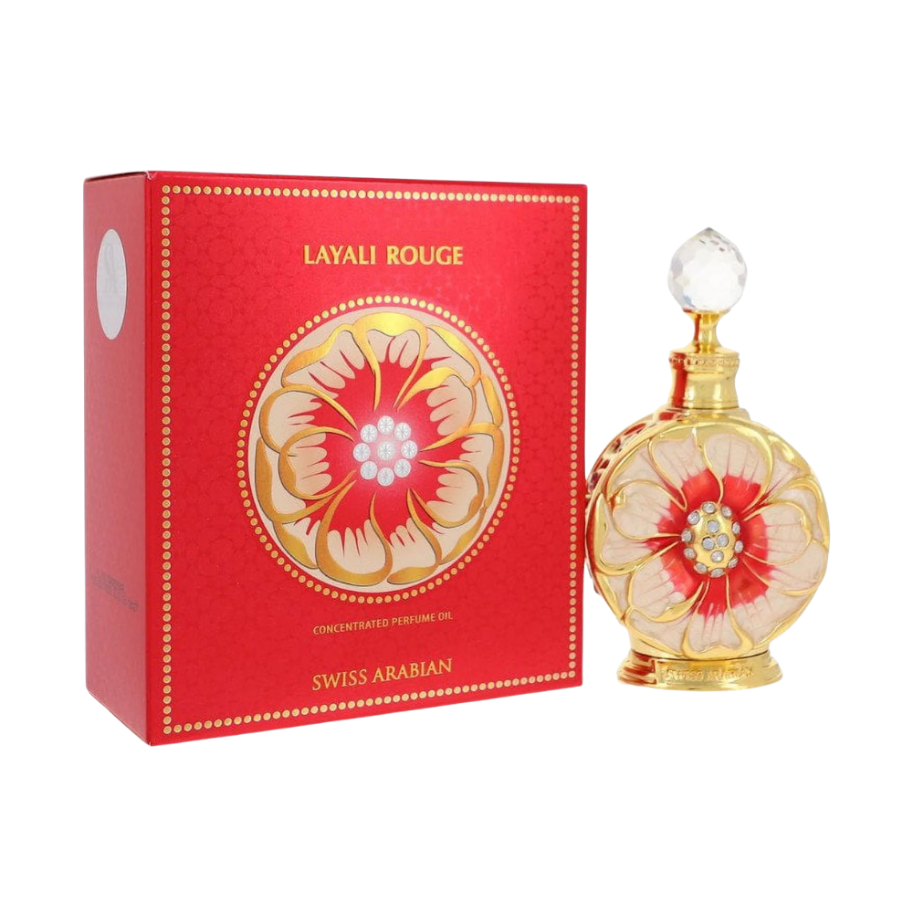 Layali Rouge Aceite de perfume 15 ml de Swiss Arabian, imagen 2