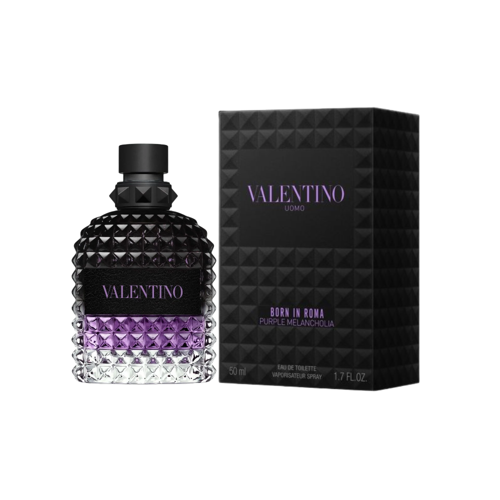 Uomo Born in Roma Purple Melancholia Eau de Toilette 50 ml de Valentino, imagen 2